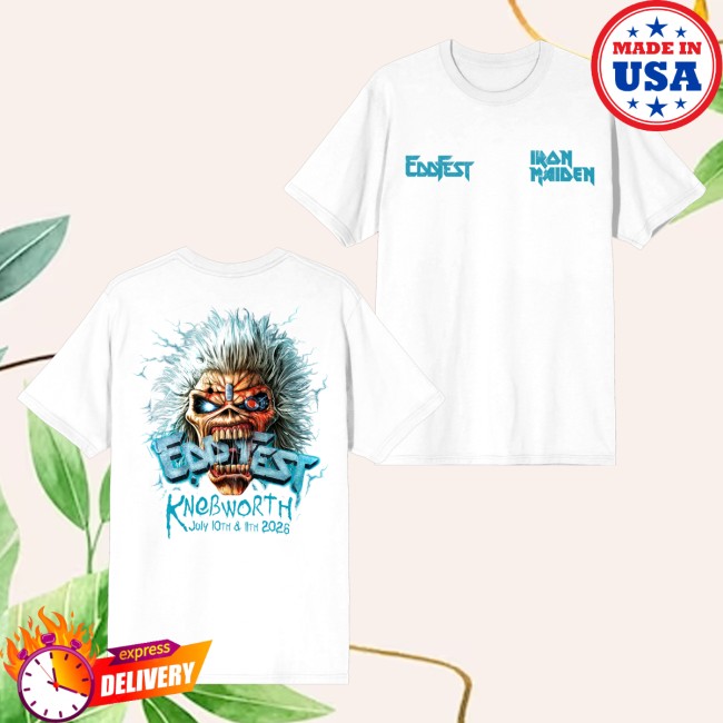 Iron Maiden Store Merch Eddfest Knebworth White Tee 5 Iron Maiden Store Merch Eddfest Knebworth White Tee