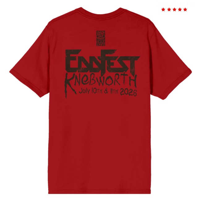 Iron Maiden Store Merch Iron Madien Logo Eddfest Red Tee 5 Iron Maiden Store Merch Iron Madien Logo Eddfest Red Tee