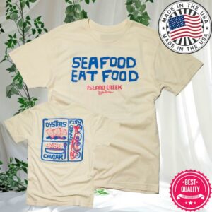 Island Creek Oysters Merch Store Natural Seafood Eat Food T-Shirt