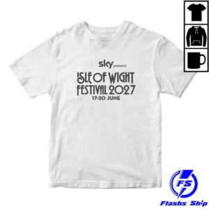 Isle Of Wight Festival Merch Store 2027 Line-Up T-Shirt