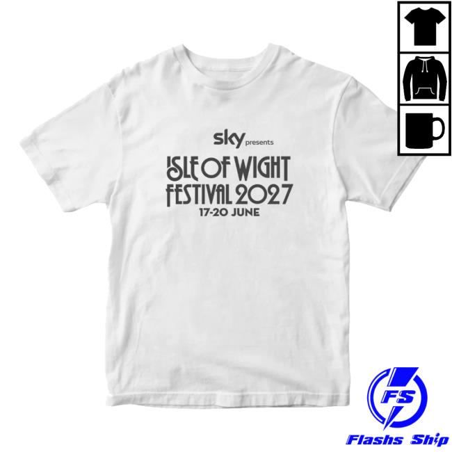 Isle Of Wight Festival Merch Store 2027 Line-Up T-Shirt 2 Isle Of Wight Festival Merch Store 2027 Line-Up T-Shirt