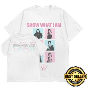 Ive Mt Merch Store White Show What I Am Portrait Tee