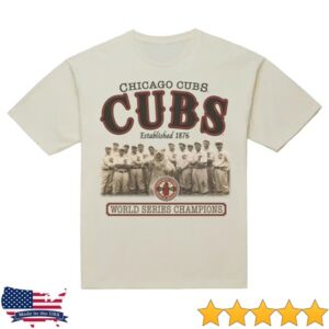 Ivy Shop Merch Chicago Cubs 1908 World Series Champions Classic T-Shirt By Mitchell & Ness