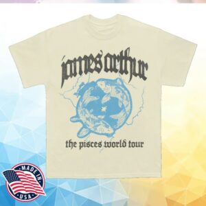 James Arthur Merch Store The Pisces World Tour Shirt
