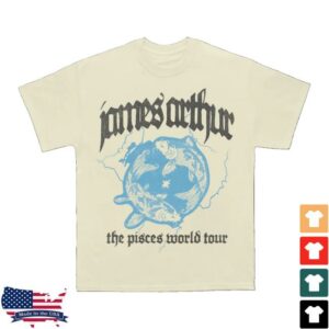 James Arthur Store Merch Pisces Vintage Yellow Tee