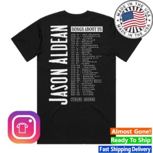Jason Aldean Store Merch Songs About Us Tour Photo Shirt