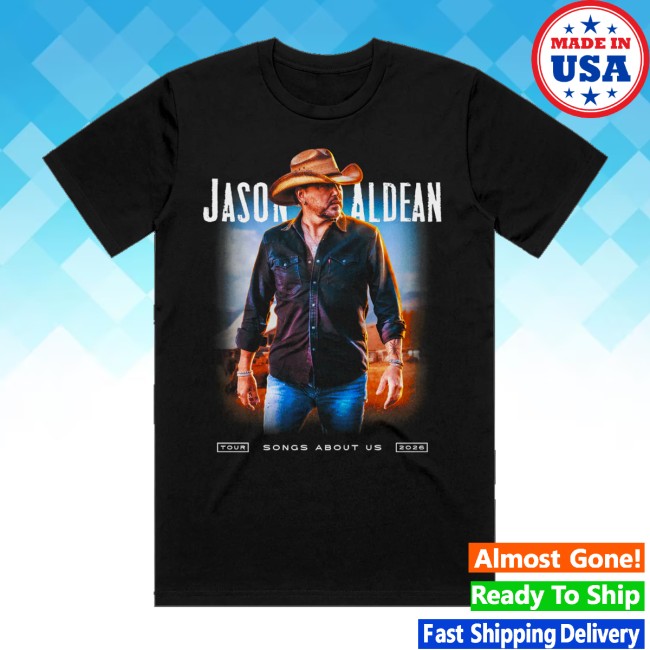 Jason Aldean Store Merch Songs About Us Tour Photo Shirt