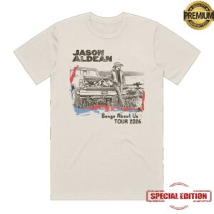 Jason Aldean Store Merch Songs About Us Tour Truck Shirt