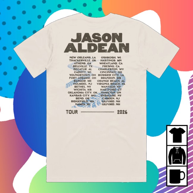 Jason Aldean Store Merch Songs About Us Tour Truck Shirt