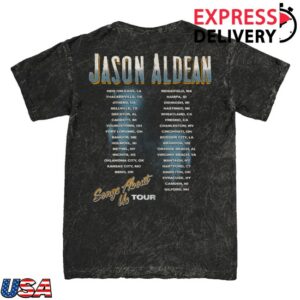 Jason Aldean Store Merch Songs About Us Tour Vintage Tee