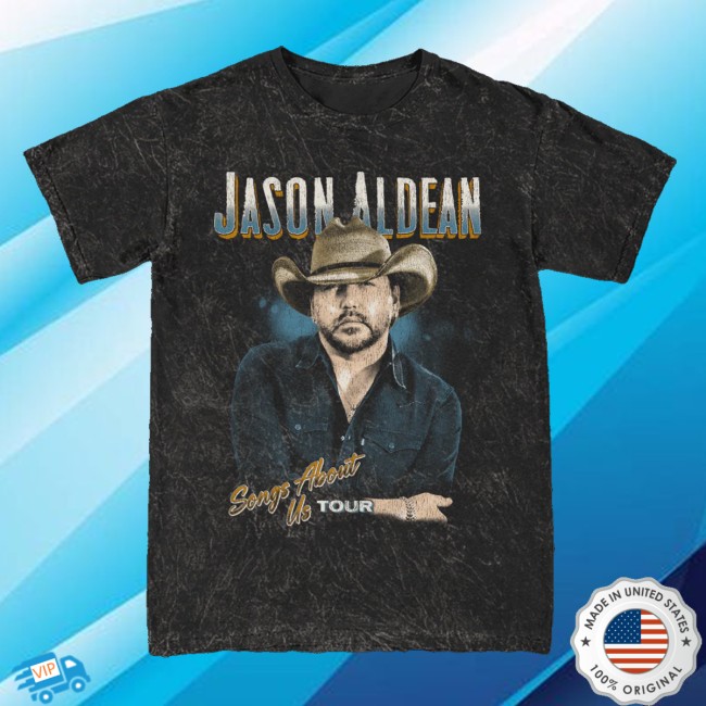 Jason Aldean Store Merch Songs About Us Tour Vintage Tee