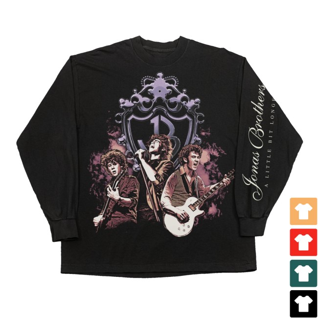 Jonas Brothers Merch Store A Little Bit Longer Long Sleeve 2 Jonas Brothers Merch Store A Little Bit Longer Long Sleeve