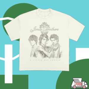 Jonas Brothers Merch Store A Little Bit Longer Throwback Tee