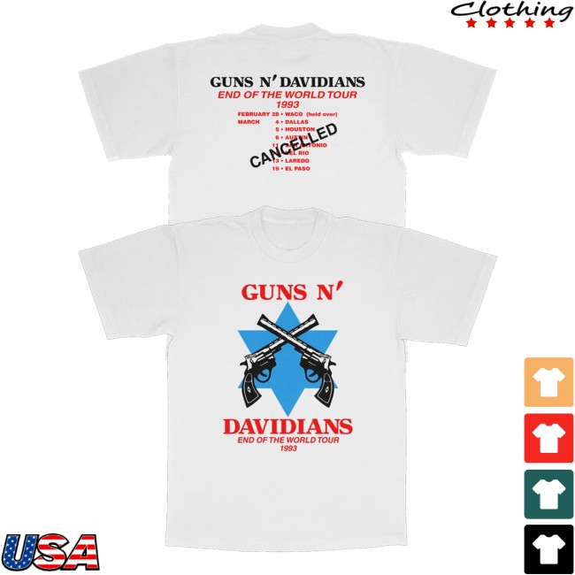 Justified Arrogance Store Merch Guns N Davidians Shirt 5 Justified Arrogance Store Merch Guns N Davidians Shirt