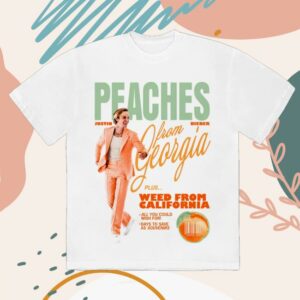 Justin Bieber Music Store Merch Peaches T-Shirt