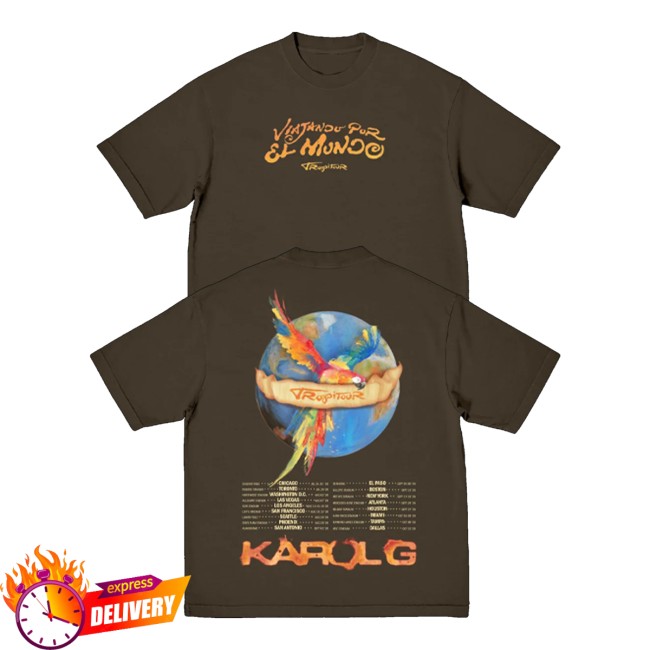 Karol G Merch Store Viajando Por El Mundo Us Shirt 5 Karol G Merch Store Viajando Por El Mundo Us Shirt