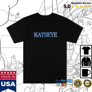 Katseye Merch Store Katseye Denim Logo Black Shirt