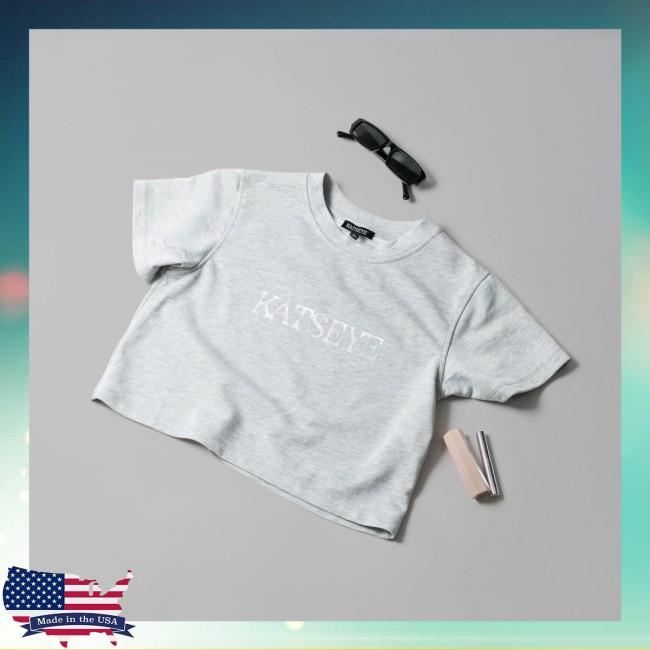 Katseye Merch Store Katseye Gray Crop Tee 5 Katseye Merch Store Katseye Gray Crop Tee