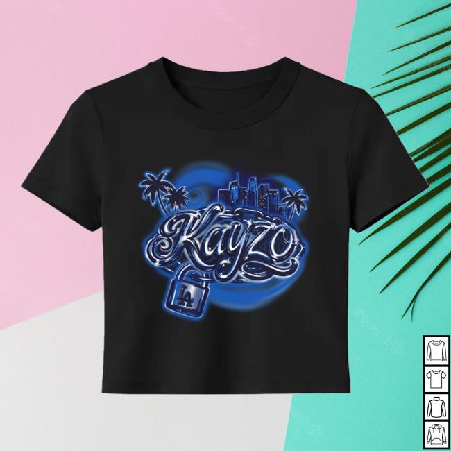Kayzo Merch Store Kayzo Airbrush La Baby Tee 2 Kayzo Merch Store Kayzo Airbrush La Baby Tee