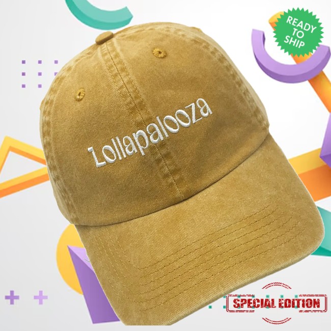 Lollapalooza Store Merch Dad Hat 3 Lollapalooza Store Merch Dad Hat