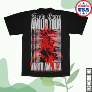 Kevin Gates Merch Store 2025 Amilio Tour Shirt