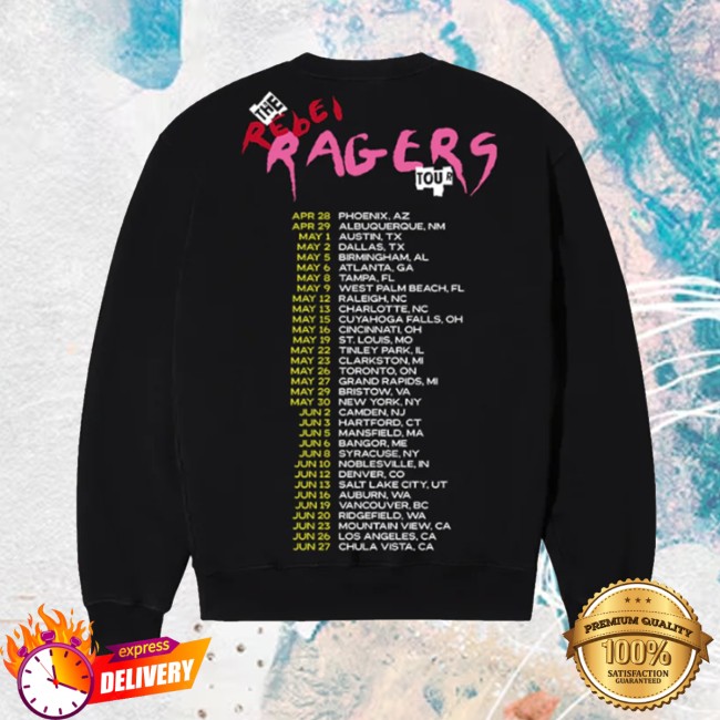 Kid Cudi Merch Store Rebel Ragers Tour Crewneck 3 Kid Cudi Merch Store Rebel Ragers Tour Crewneck