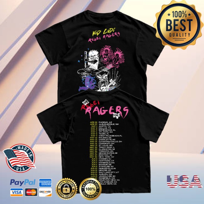 Kid Cudi Merch Store Rebel Ragers Tour Shirt Black 5 Kid Cudi Merch Store Rebel Ragers Tour Shirt Black
