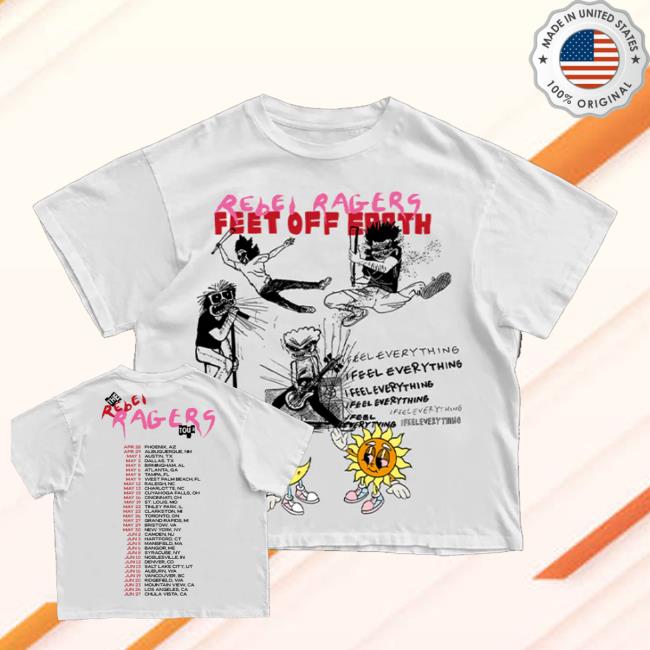 Kid Cudi Merch Store Shop Rebel Ragers Feet Off Earth Tee 3 Kid Cudi Merch Store Shop Rebel Ragers Feet Off Earth Tee