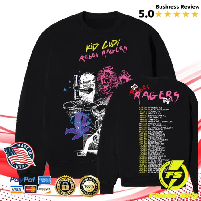 Kid Cudi Merch Store Shop Rebel Ragers Tour Crewneck 3 Kid Cudi Merch Store Shop Rebel Ragers Tour Crewneck