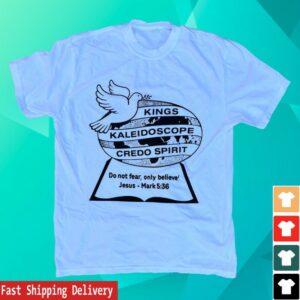 Kings Kaleidoscope Merch Store Globe T-Shirt White