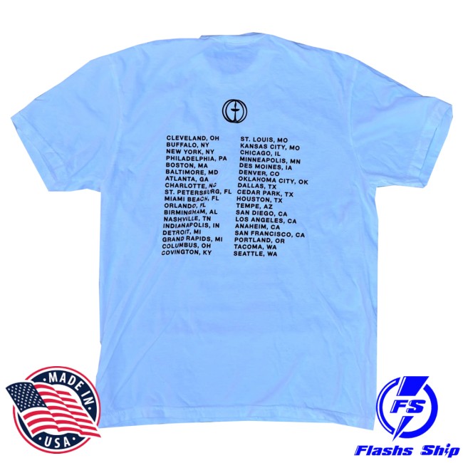 Kings Kaleidoscope Merch Store Globe T-Shirt White 4 Kings Kaleidoscope Merch Store Globe T-Shirt White