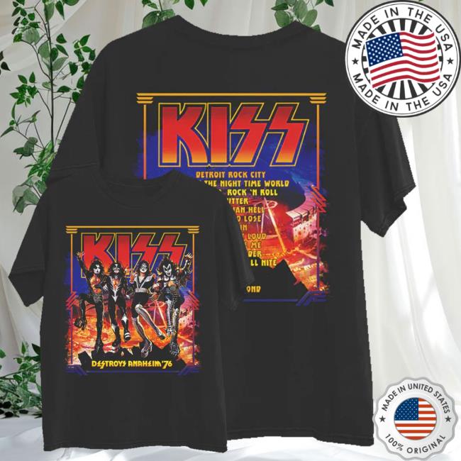 Kiss Online Merch Shop Framed Destroys Anaheim T-Shirt 3 Kiss Online Merch Shop Framed Destroys Anaheim T-Shirt