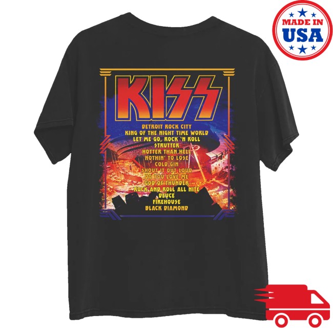 Kiss Store Merch Framed Destroys Anaheim T-Shirt 4 Kiss Store Merch Framed Destroys Anaheim T-Shirt