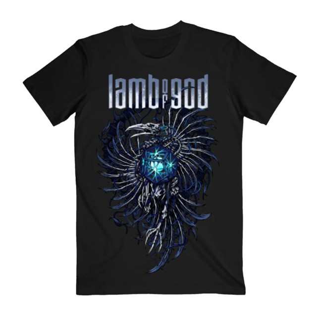 Lamb Of God Merch Shop Blu Wired Bones Shirt
