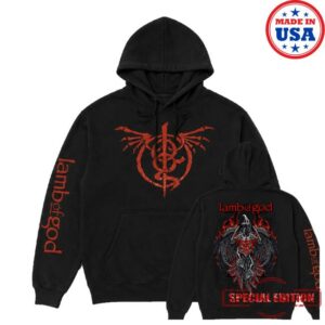 Lamb Of God Store Merch Crimson Phoenix Pullover Hoodie