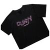 Lambrini Girls Merch Shop Cunty Crop Tee Black