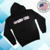 Lambrini Girls Merch Shop Flaming Logo Hoodie Black