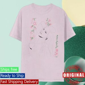 Lana Del Rey Merch Store Ocean Blvd Lilac Illustration T-Shirt