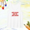 Lana Del Rey Merch Store White Feather Ribbed Scoop Neck Tank Top