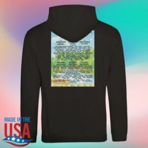 Latitude Festival Store Merch Latitude 2026 Line-Up Black Hoodie