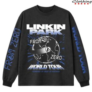 Linkin Park Merch Store Lp X Deus Fz Countdown Black Long Sleeve Tee