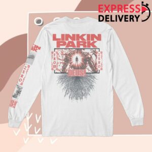 Linkin Park Merch Store Lp X Deus Powered By White Long Sleeve Tee