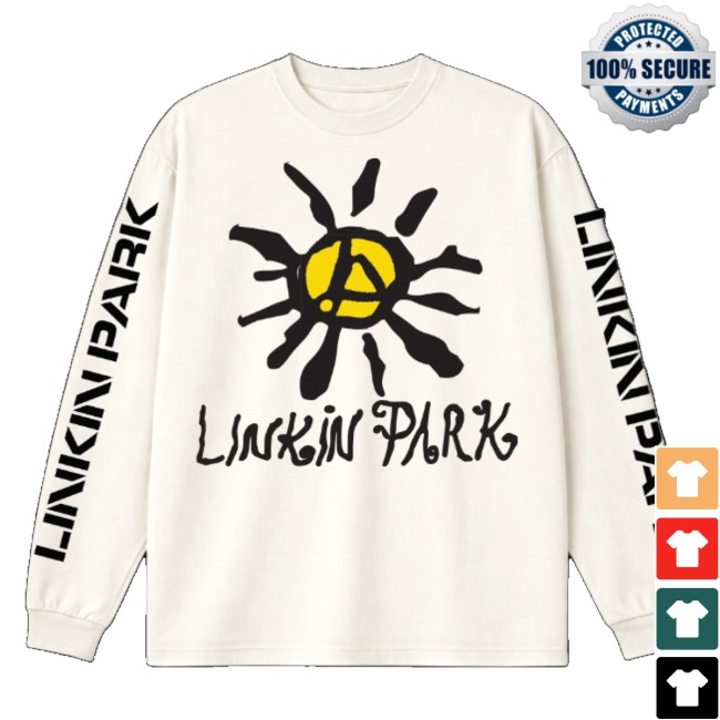 Linkin Park Merch Store Lp X Deus Sun White Long Sleeve Tee