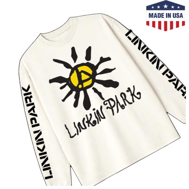 Linkin Park Merch Store Lp X Deus Sun White Long Sleeve Tee 3 Linkin Park Merch Store Lp X Deus Sun White Long Sleeve Tee