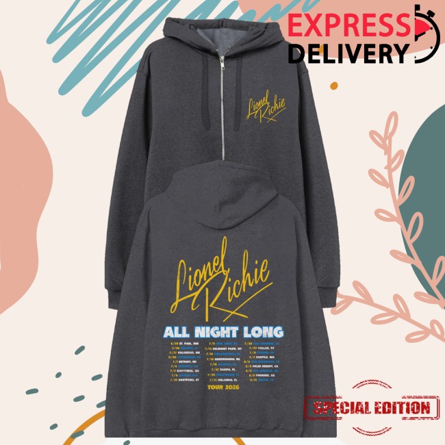 Lionel Richie Merch Shop All Night Hoodie