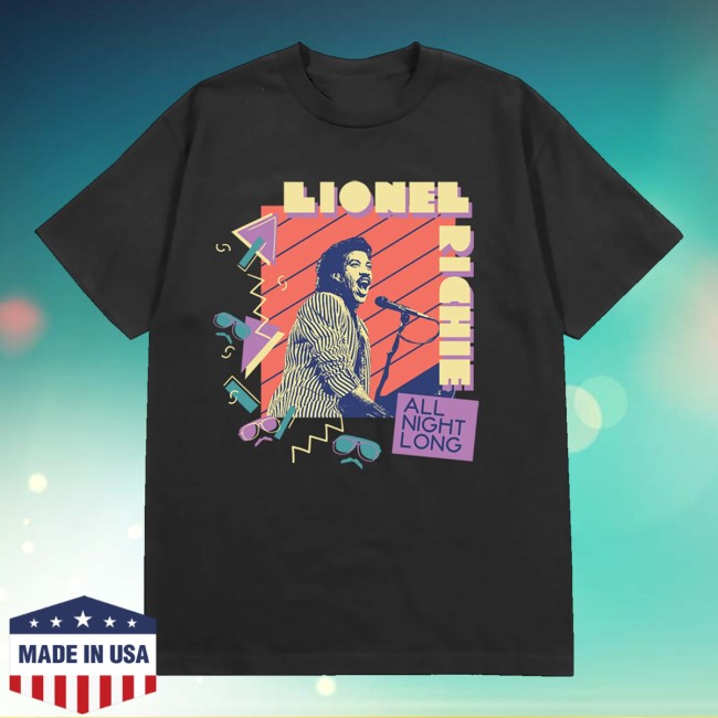 Lionel Richie Merch Shop All Night Long Tour Shirt