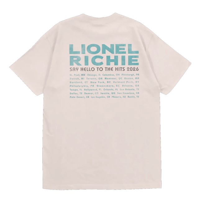 Lionel Richie Merch Shop Live In Concert Shirt