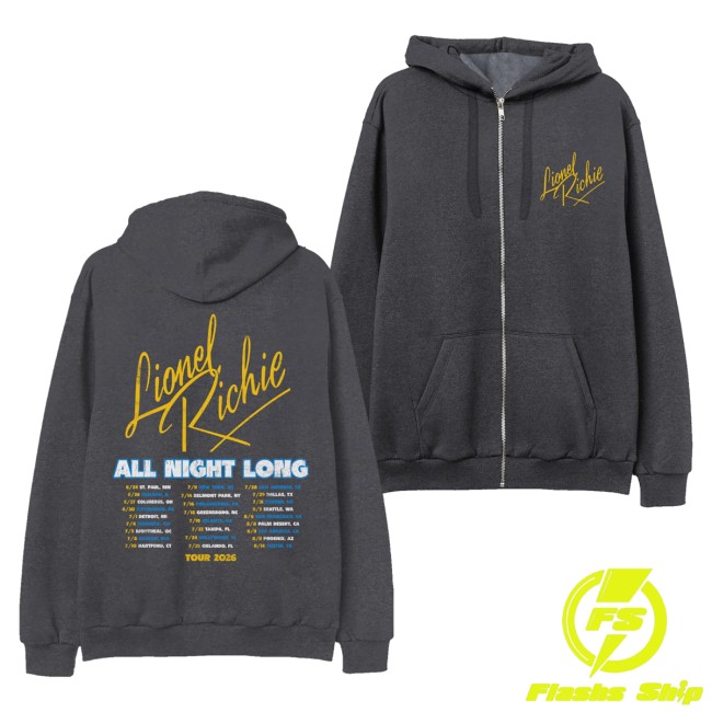 Lionel Richie Merch Store All Night Hoodie