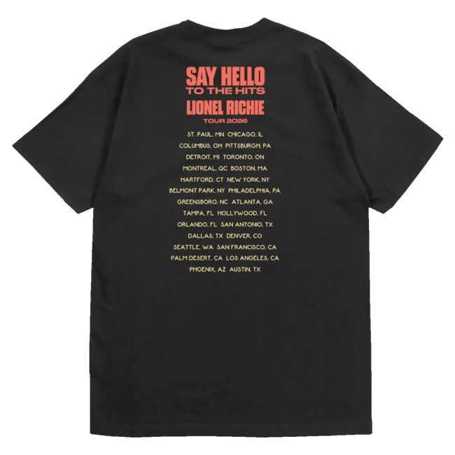 Lionel Richie Merch Store All Night Long Tour Tee