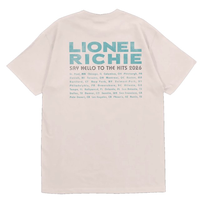 Lionel Richie Merch Store Live In Concert Tee